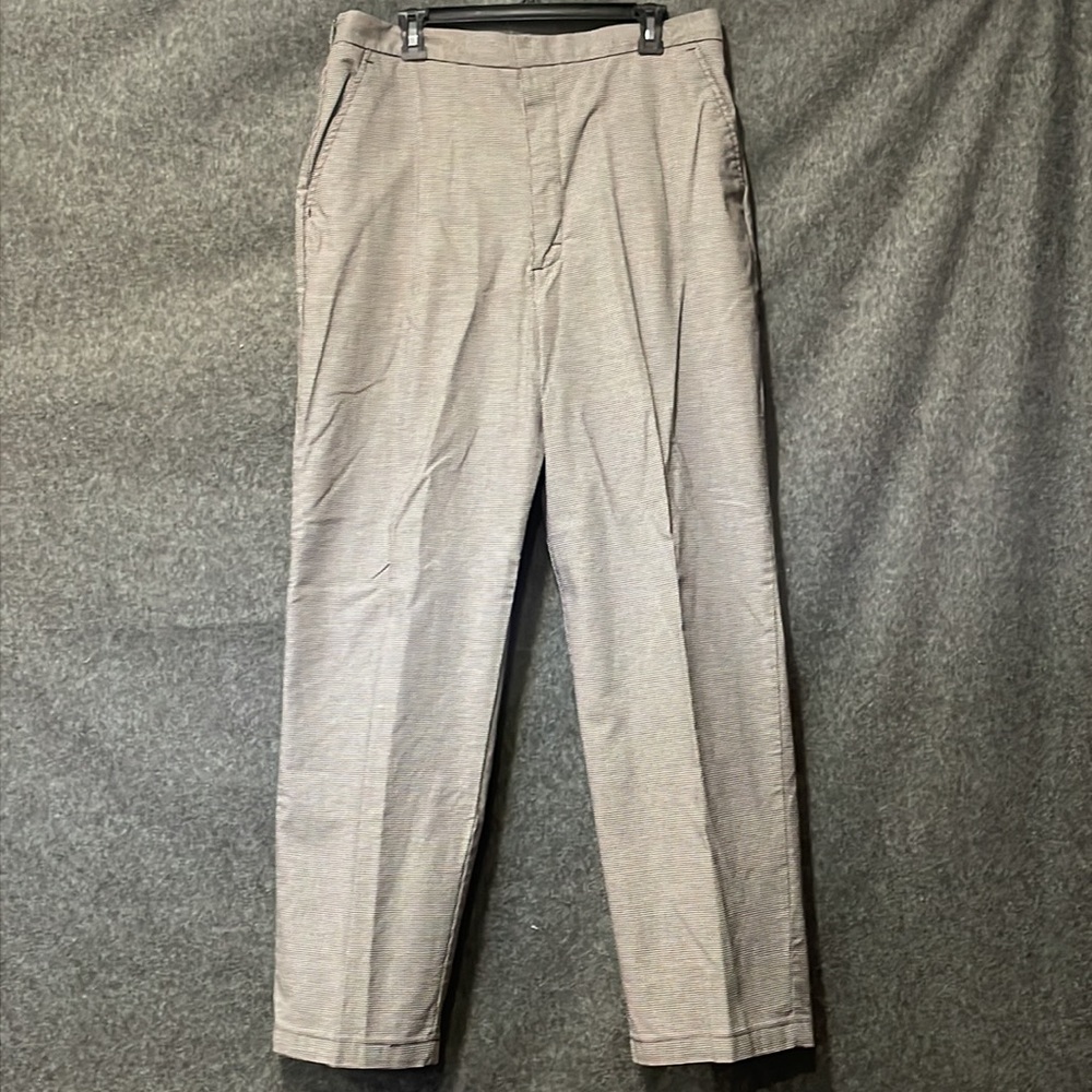 Black & White Houndstooth Straight Leg Pants, women’s size 18